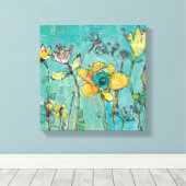 サルとママ キャンバスプリント (インサイチュ (ウッドフロア))