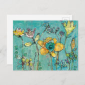 サルとママ ポストカード (正面/裏面)