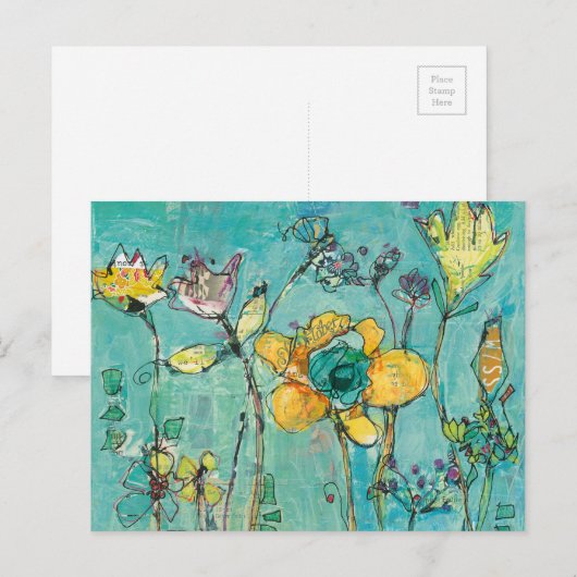 サルとママ ポストカード (正面/裏面)