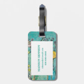 サルとママ ラゲッジタグ (裏面縦)