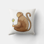 サルと棒つきキャンデー クッション (裏面)