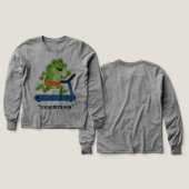 「サルと楽しむジャングル - 子供用Tシャツ」 (デザイン 正面＆背面)