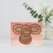 サルのはがき ポストカード (スタンド正面)