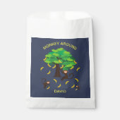 サルのまわりにがバナナを食う フェイバーバッグ (正面)