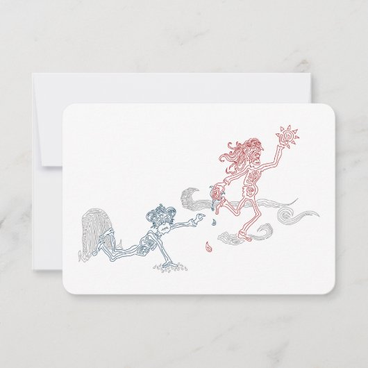 サルのサンスナッチャー 招待状 (正面)