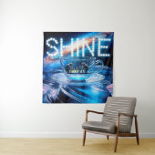 サルのチェスと銀河の輝き タペストリー (インサイチュ)