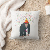 サルのチンパンジーが動物と提携するパーティー クッション (ブランケット)