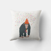 サルのチンパンジーが動物と提携するパーティー クッション (裏面)