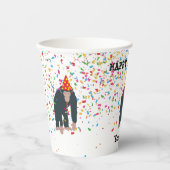 サルのチンパンジーが動物と提携するパーティー 紙コップ (正面)