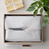 サルのチンパンジーが動物と提携するパーティー 薄葉紙 (ギフト)