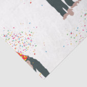 サルのチンパンジーが動物と提携するパーティー 薄葉紙 (詳細)