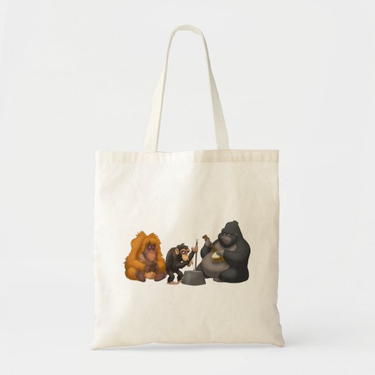 サルのバッグの水差しバンド トートバッグ (正面)
