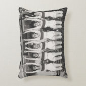 サルのバーにショーガールよくはしゃぐデザイン。 アクセントクッション (正面(垂直))