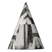 サルのバーにショーガールよくはしゃぐデザイン。 パーティーハット (裏面)