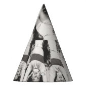 サルのバーにショーガールよくはしゃぐデザイン。 パーティーハット (左)