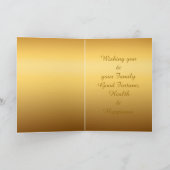 サルの中国の絵画年賀状 シーズンカード (内部)