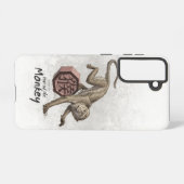 サルの年の中国の〔占星術の〕十二宮図アートケースメイトSa Samsung Galaxyケース (裏面横)