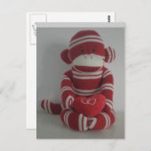 サルの愛 ポストカード (正面/裏面)