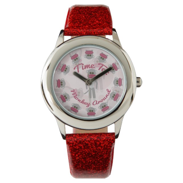サルの時間のまわりに 腕時計 (正面)