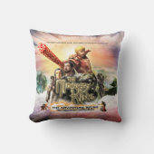 サルの王様が冒険を始める枕 クッション (正面)