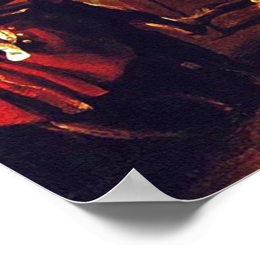 サルの画家 ポスター (角)