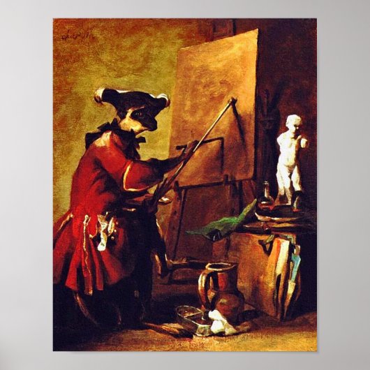 サルの画家 ポスター (正面)