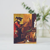 サルの画家 ポストカード (スタンド正面)