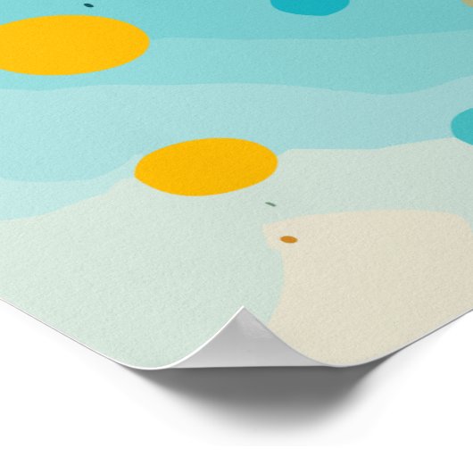 サルの笑顔 ポスター (角)