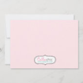 サルの第1回誕生日招待状がトゥトゥーの少女たちに 招待状 (裏面)