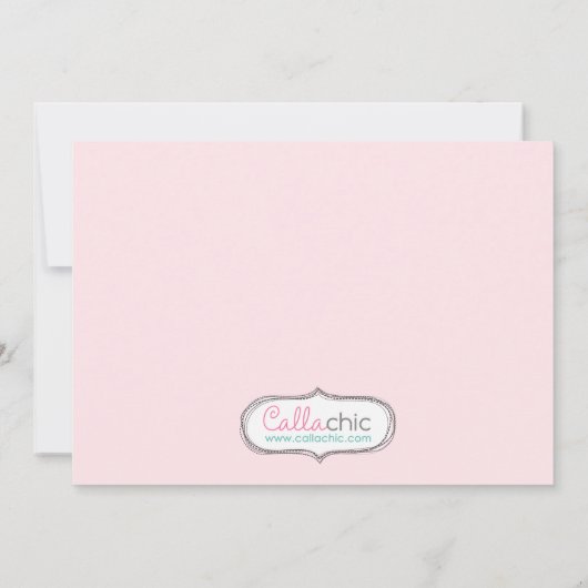 サルの第1回誕生日招待状がトゥトゥーの少女たちに 招待状 (裏面)