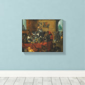 サルの羽毛 キャンバスプリント (インサイチュ (ウッドフロア))