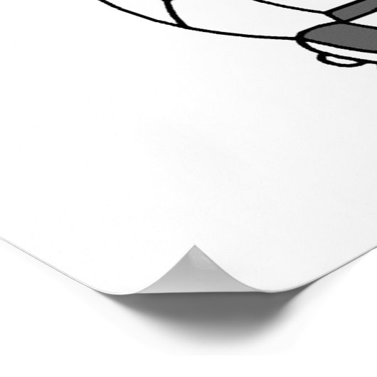 サルの靴下がサッカーTシャツとギフトを大好き ポスター (角)