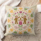 . .サルの靴下を愛するフォーク園 クッション (ブランケット)