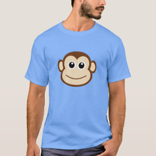 サルの顔漫画 Tシャツ