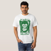 サルは喫煙Tシャツ Tシャツ (正面フル)