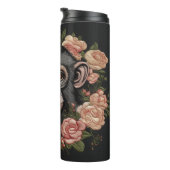 サルよくはしゃぐと一緒に元気を出す タンブラー (回転右)