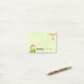 サルよくはしゃぐと可愛い誕生日感謝してい ポストイット (デスク上)