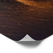 サルよくはしゃぐの泡立て ポスター (角)