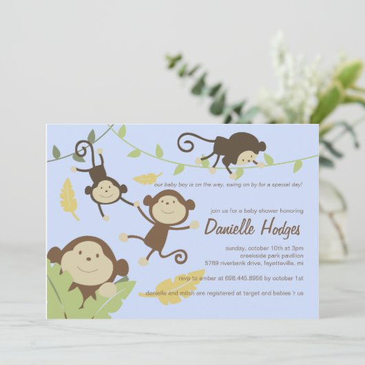 サルよくはしゃぐ招待状 招待状 (スタンド正面)