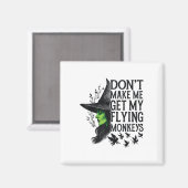 サルを取り飛んでいる出さない_1 マグネット (正面/裏面)