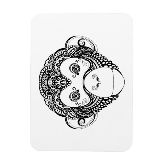 サルインスパイアデザイン マグネット (縦)