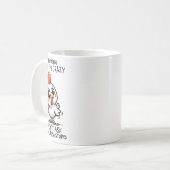 サルカスなニワトリのH コーヒーマグカップ (正面左)