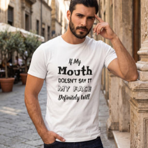 サルカスティックで面白い白のTシャツ Tシャツ