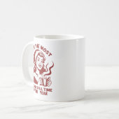 サルカスティックなクリスマスのジョーク コーヒーマグカップ (正面左)