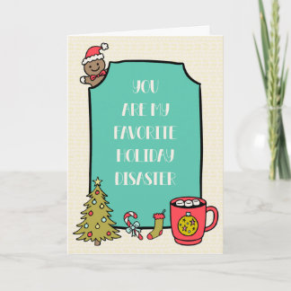 サルカスティックなクリスマスカード シーズンカード