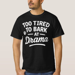 サルカスティックな怠け犬のゆるいムードアート Tシャツ