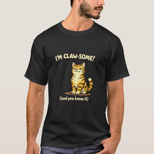 サルカスティックな猫のユーモア 共感できる猫の飼い主の名言 カ Tシャツ (正面)