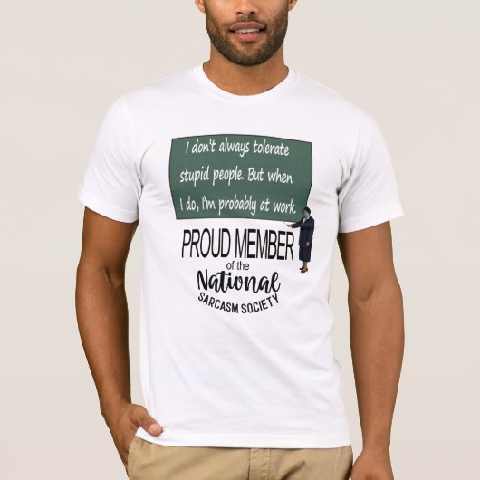 サルカスティックな Tシャツ (正面)