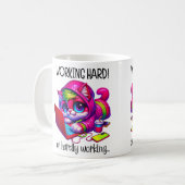 サルカスティックキャット コーヒーマグカップ (正面左)