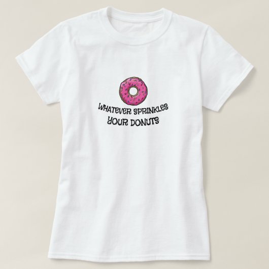 サルカスティックドーナツ・ユーモアTシャツ Tシャツ (デザイン正面)